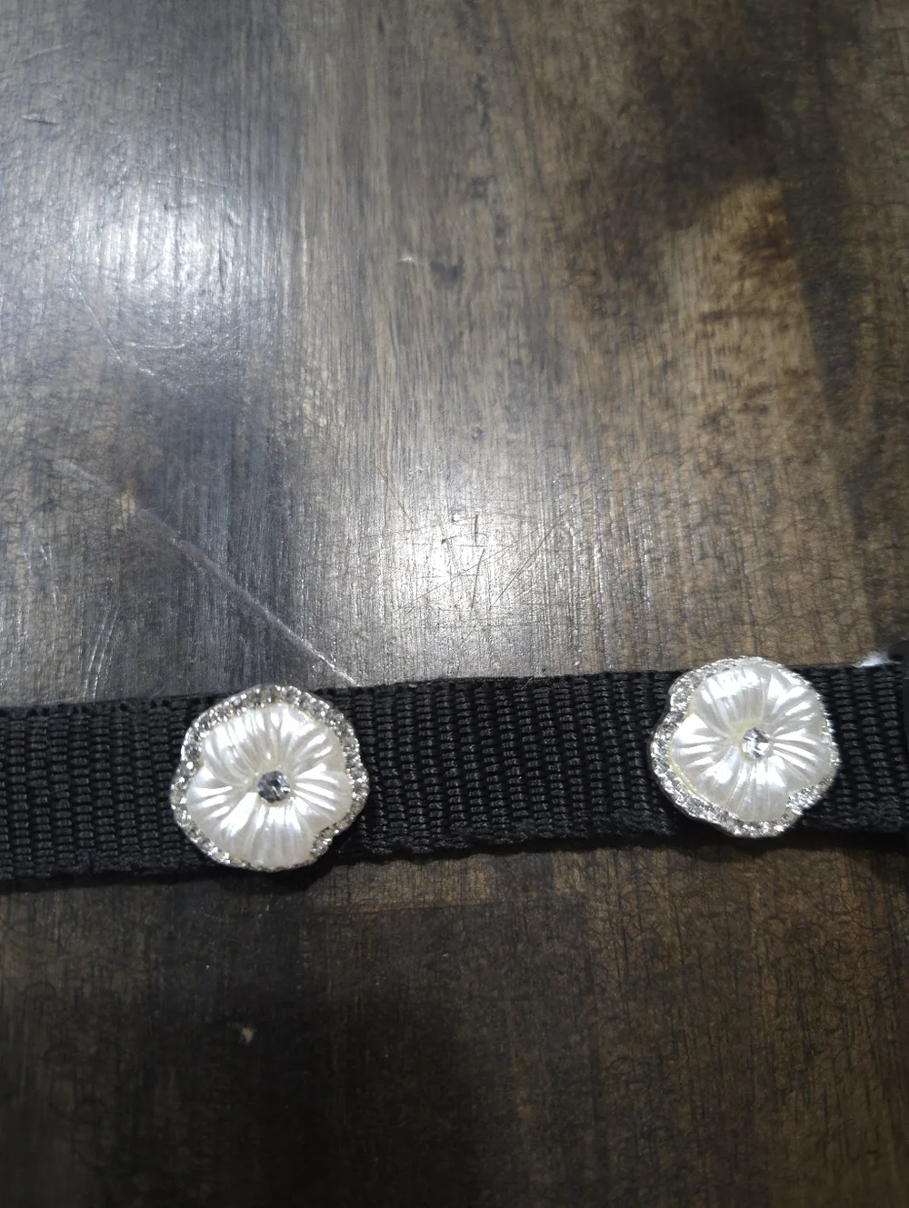NEW! Luxury Rhinestone Camelia Flower Collar
